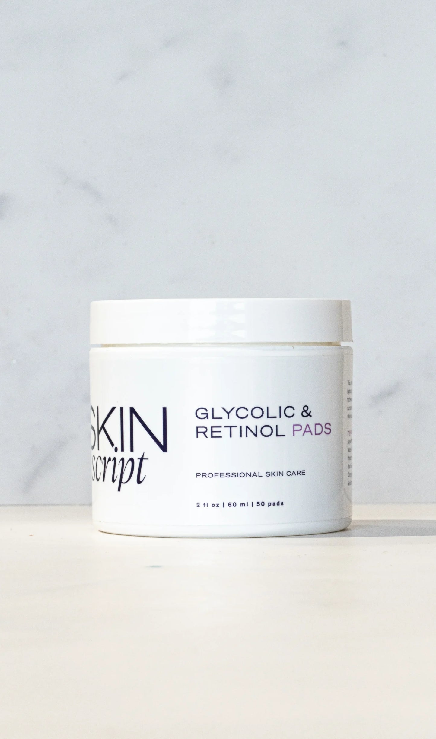 Glycolic and Retinol Pads - 2 oz.
